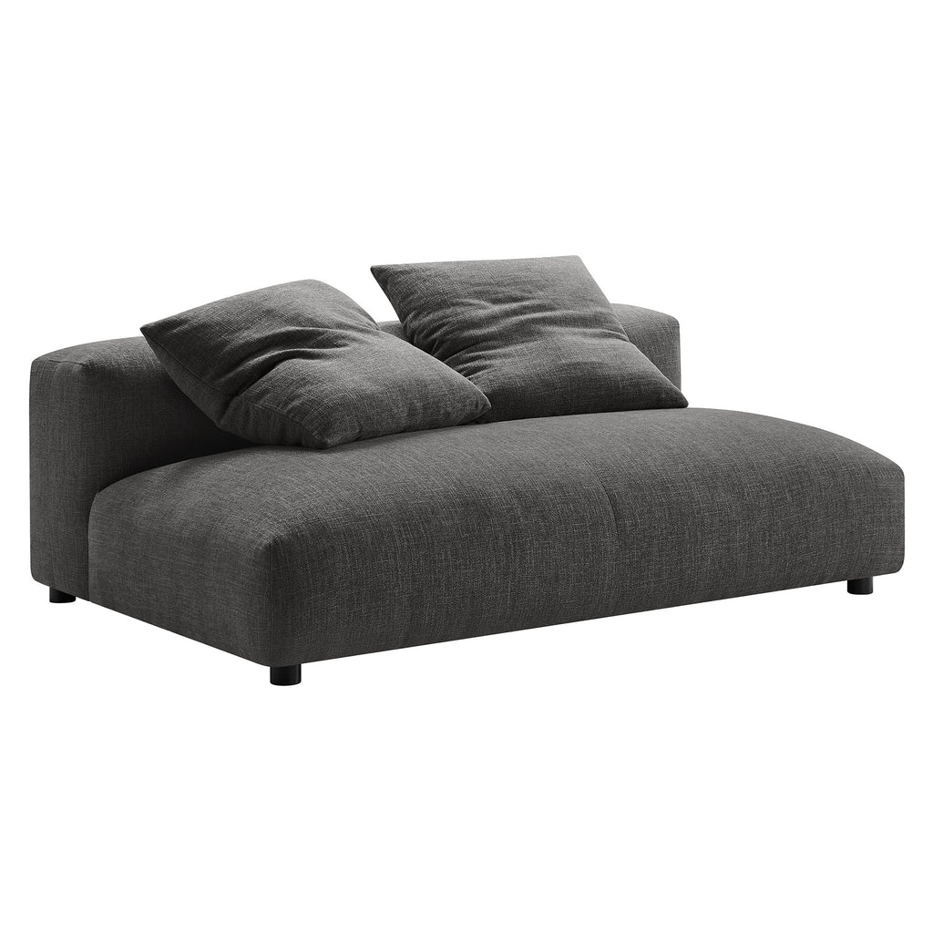 Solace 2-Piece Modular Upholstered Fabric Sectional sofá With Chaise