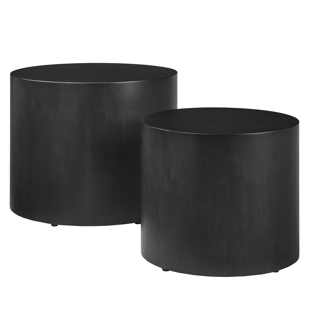Amani Round Nesting Coffee Tables Set of 2