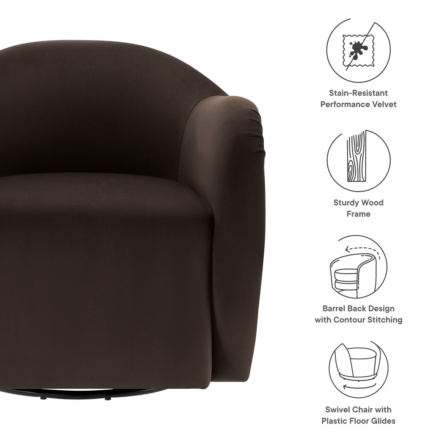Compose Swivel Silla de Acento