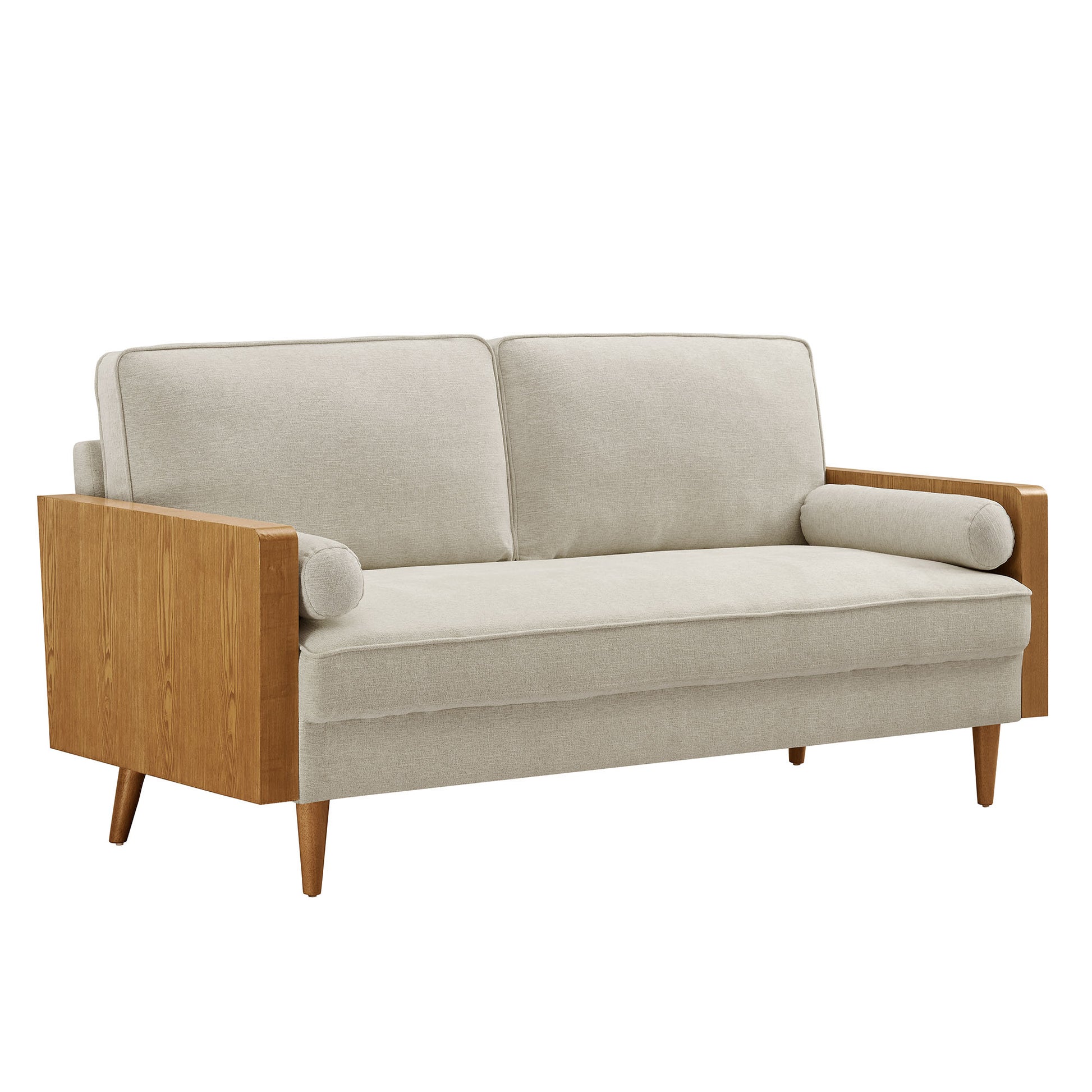 Kellan Heathered Fabric Upholstered sofá