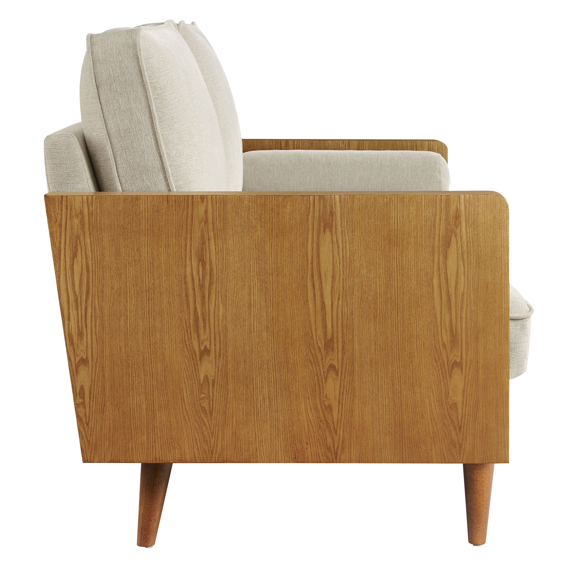 Kellan Heathered Fabric Upholstered sofá