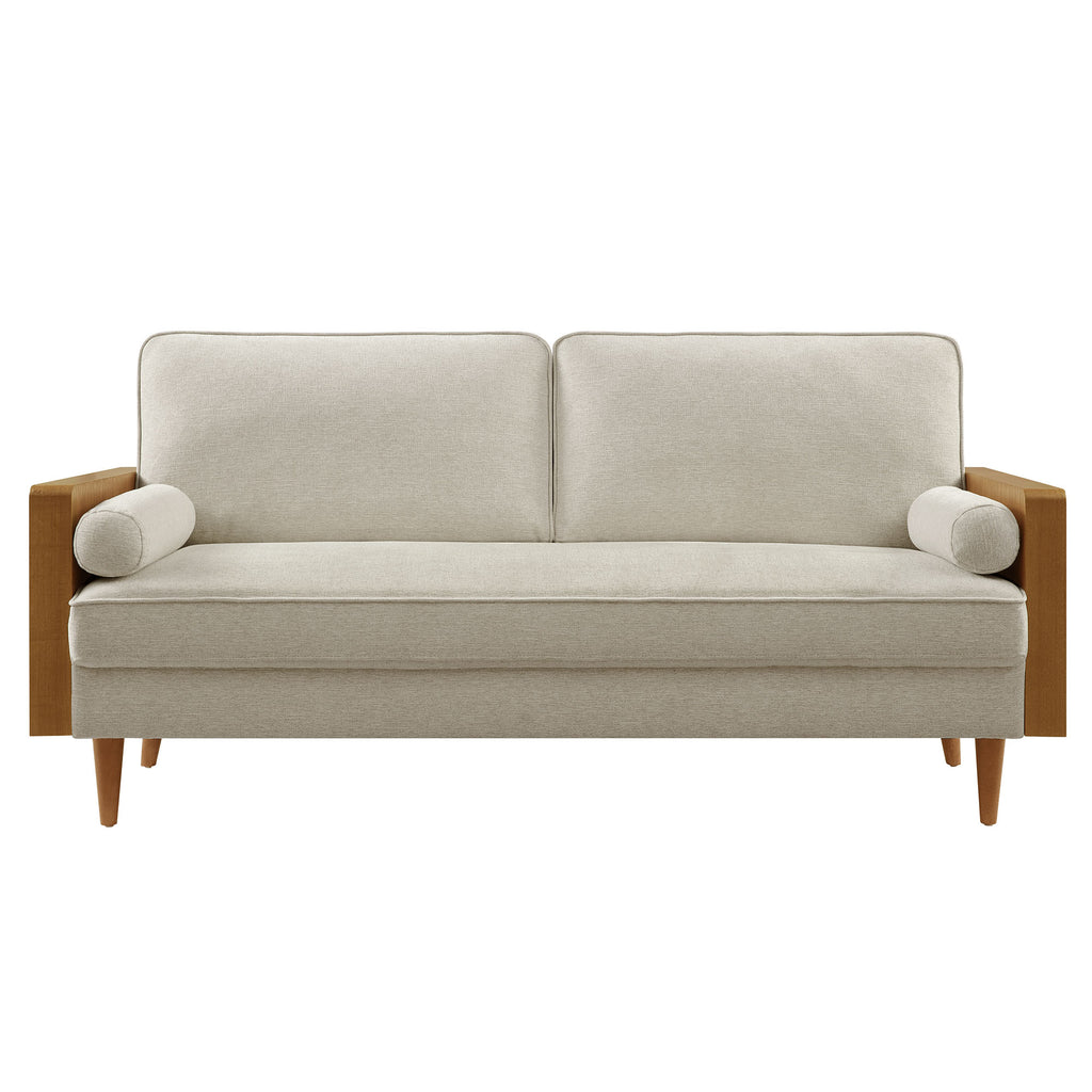 Kellan Heathered Fabric Upholstered sofá