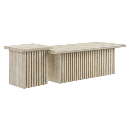 Render Mesa de Centro (Set de 2)