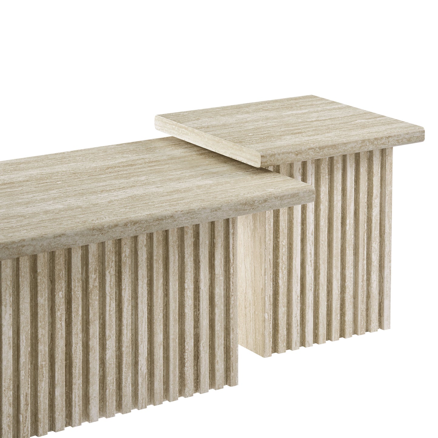 Render Mesa de Centro (Set de 2)