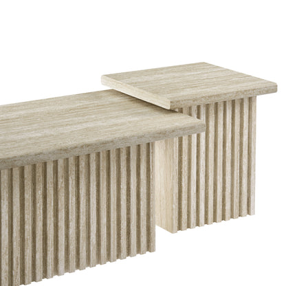 Render Mesa de Centro (Set de 2)