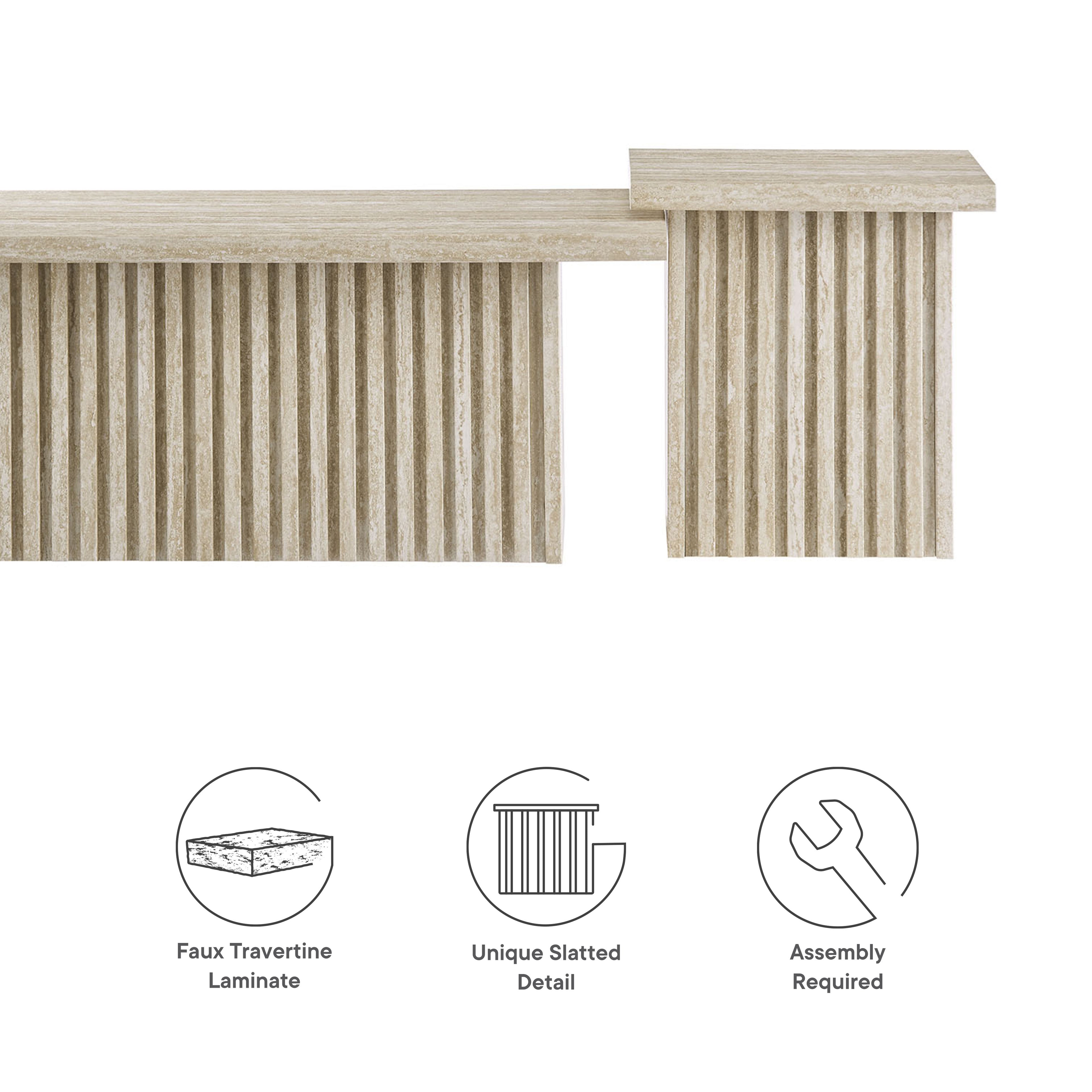 Render Mesa de Centro (Set de 2)