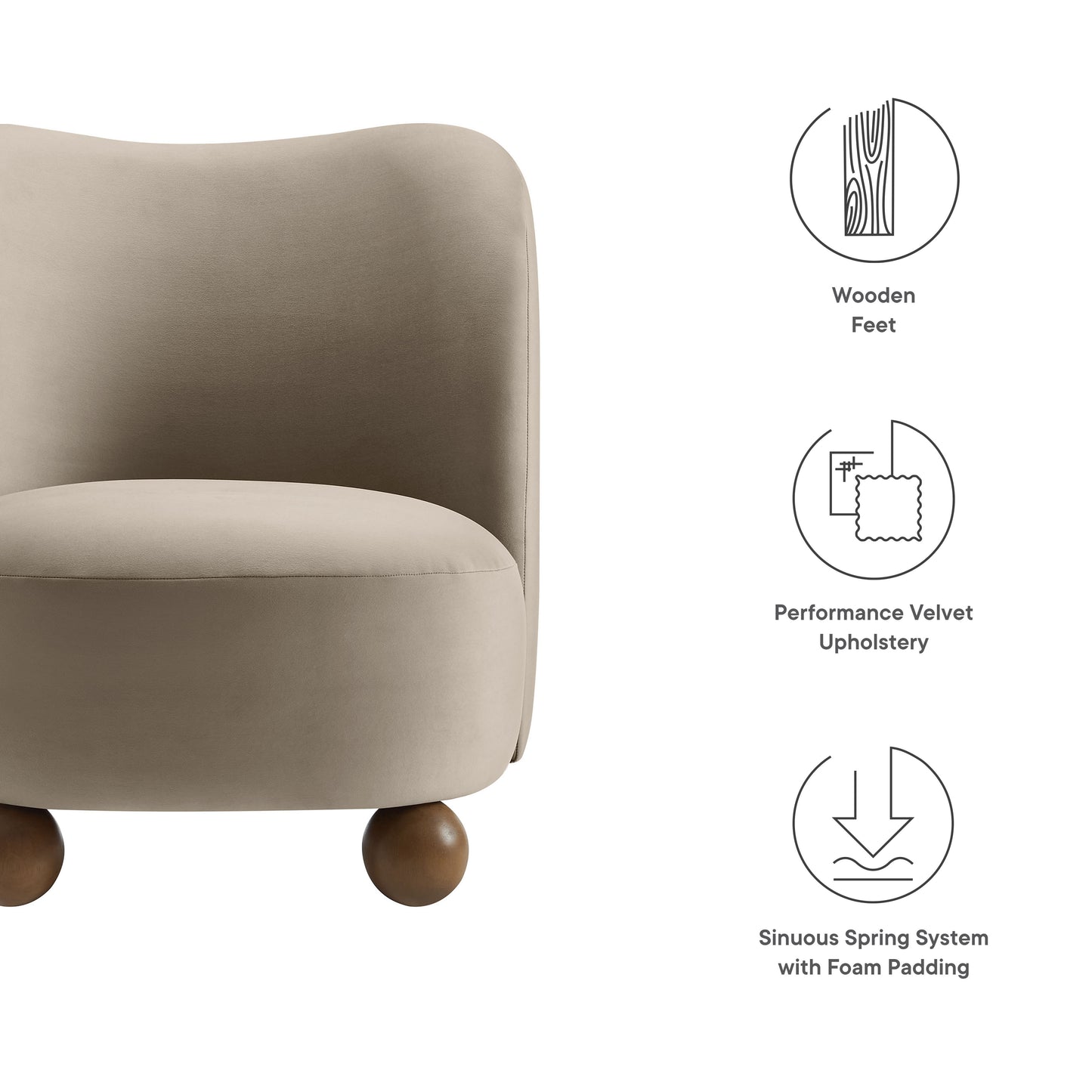 Monroe Silla de Acento