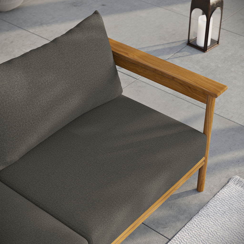 Wren Outdoor Patio Teak Wood sofá