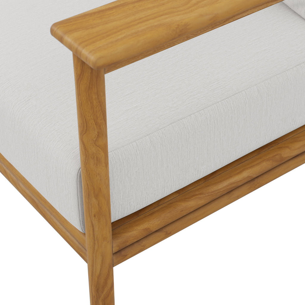 Wren Outdoor Patio Teak Wood sofá