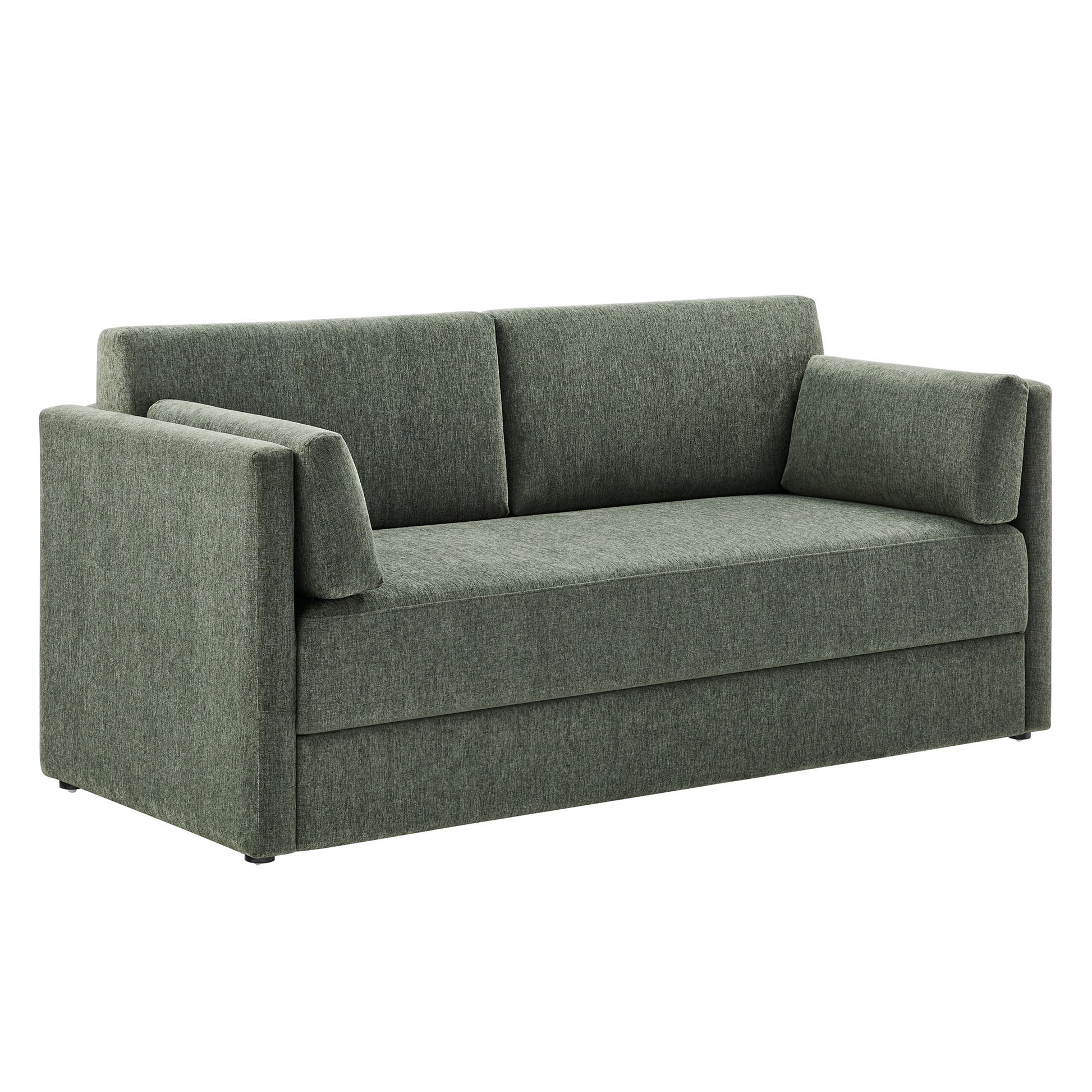 Linden Upholstered Heathered Chenille sofá