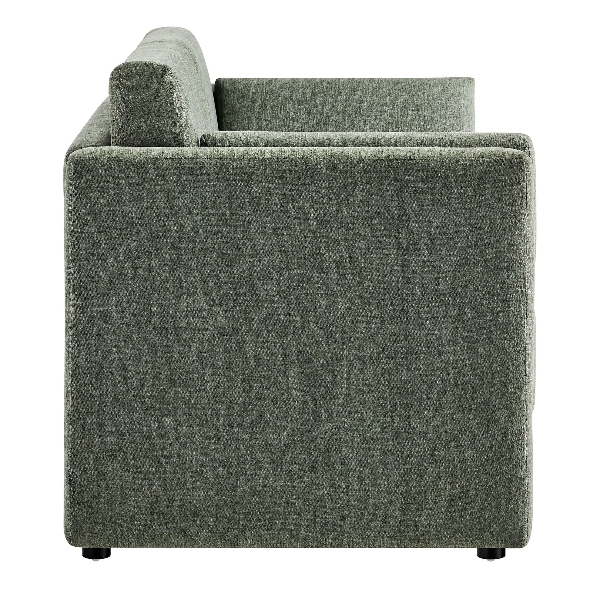 Linden Upholstered Heathered Chenille sofá