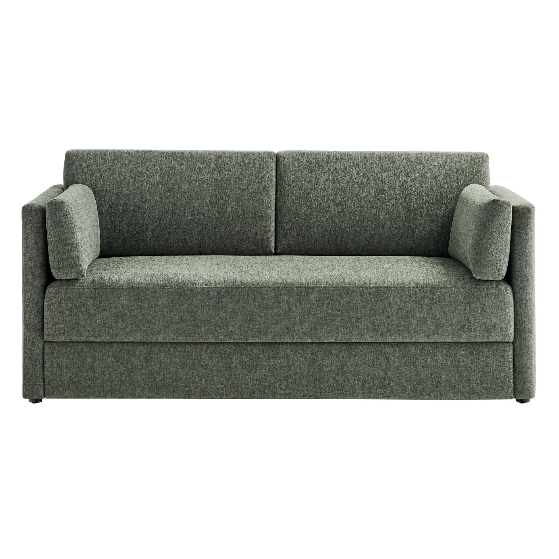 Linden Upholstered Heathered Chenille sofá