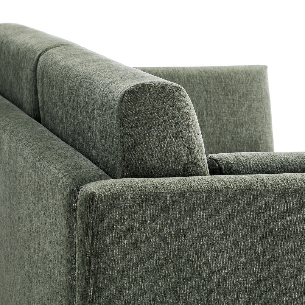 Linden Upholstered Heathered Chenille sofá