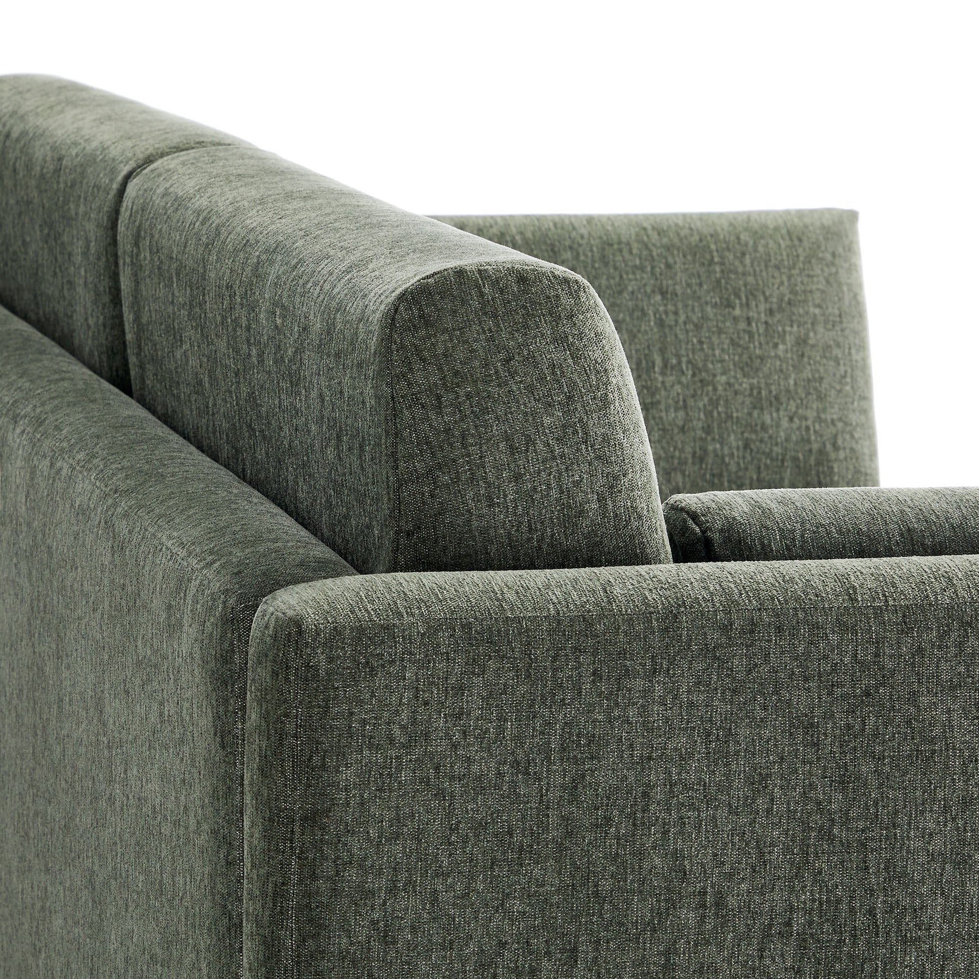 Linden Upholstered Heathered Chenille sofá