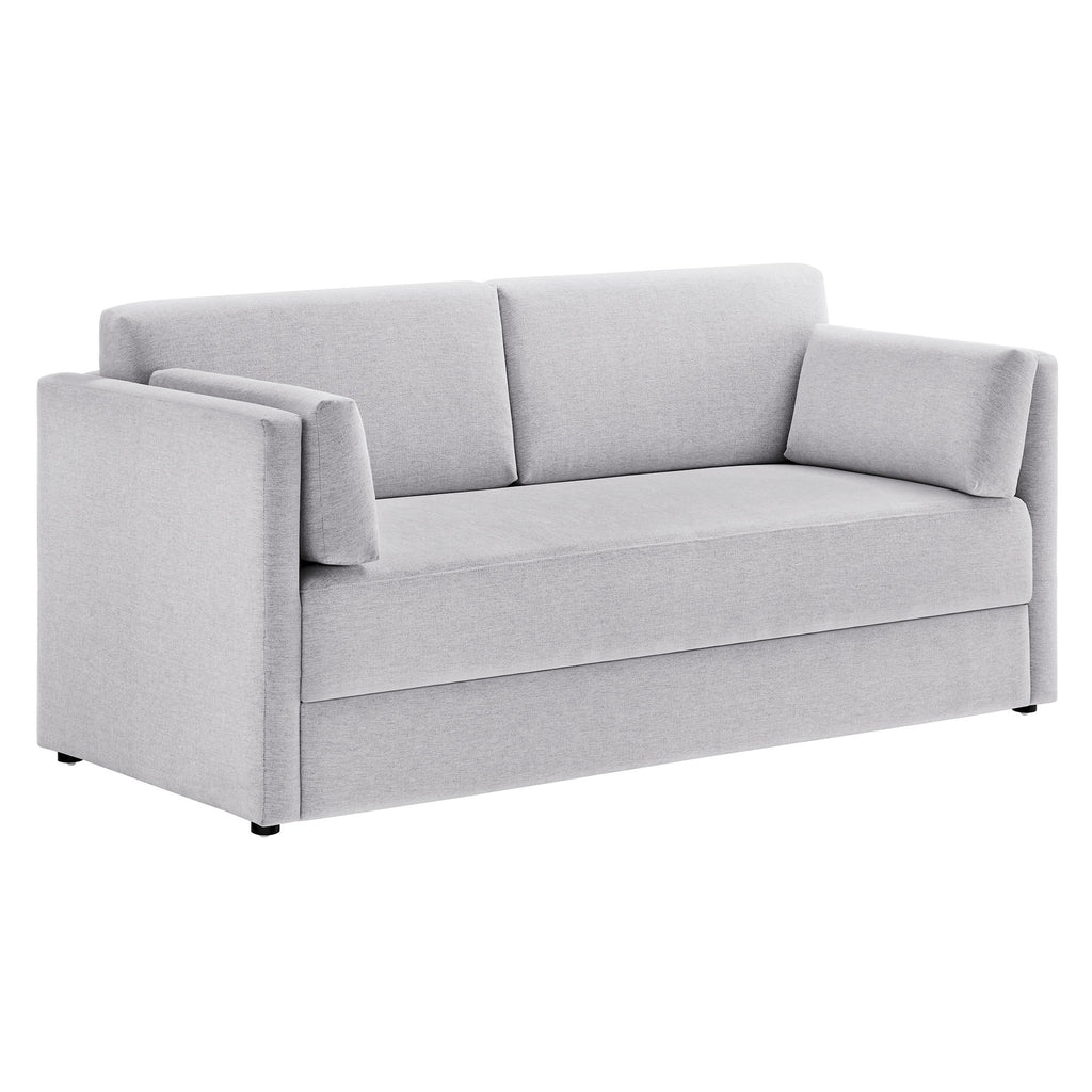 Linden Upholstered Heathered Chenille sofá