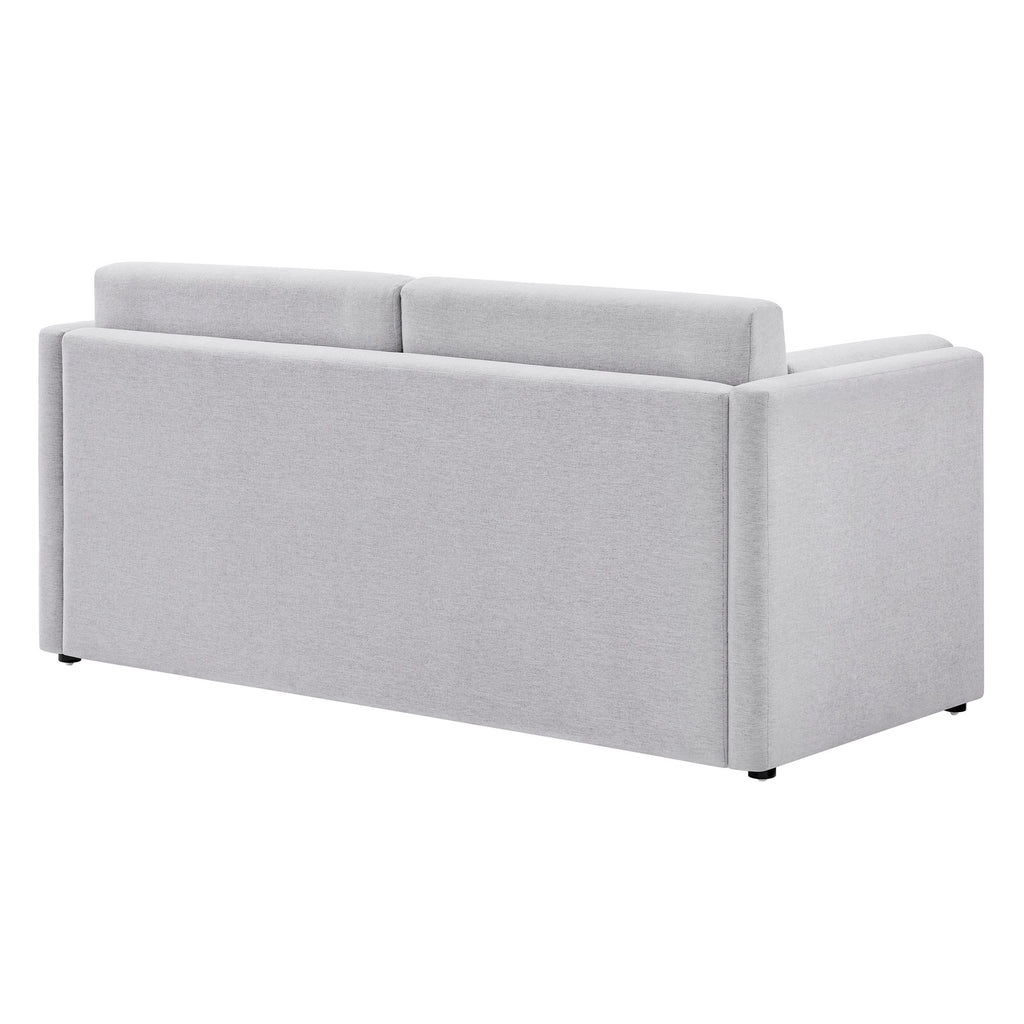 Linden Upholstered Heathered Chenille sofá