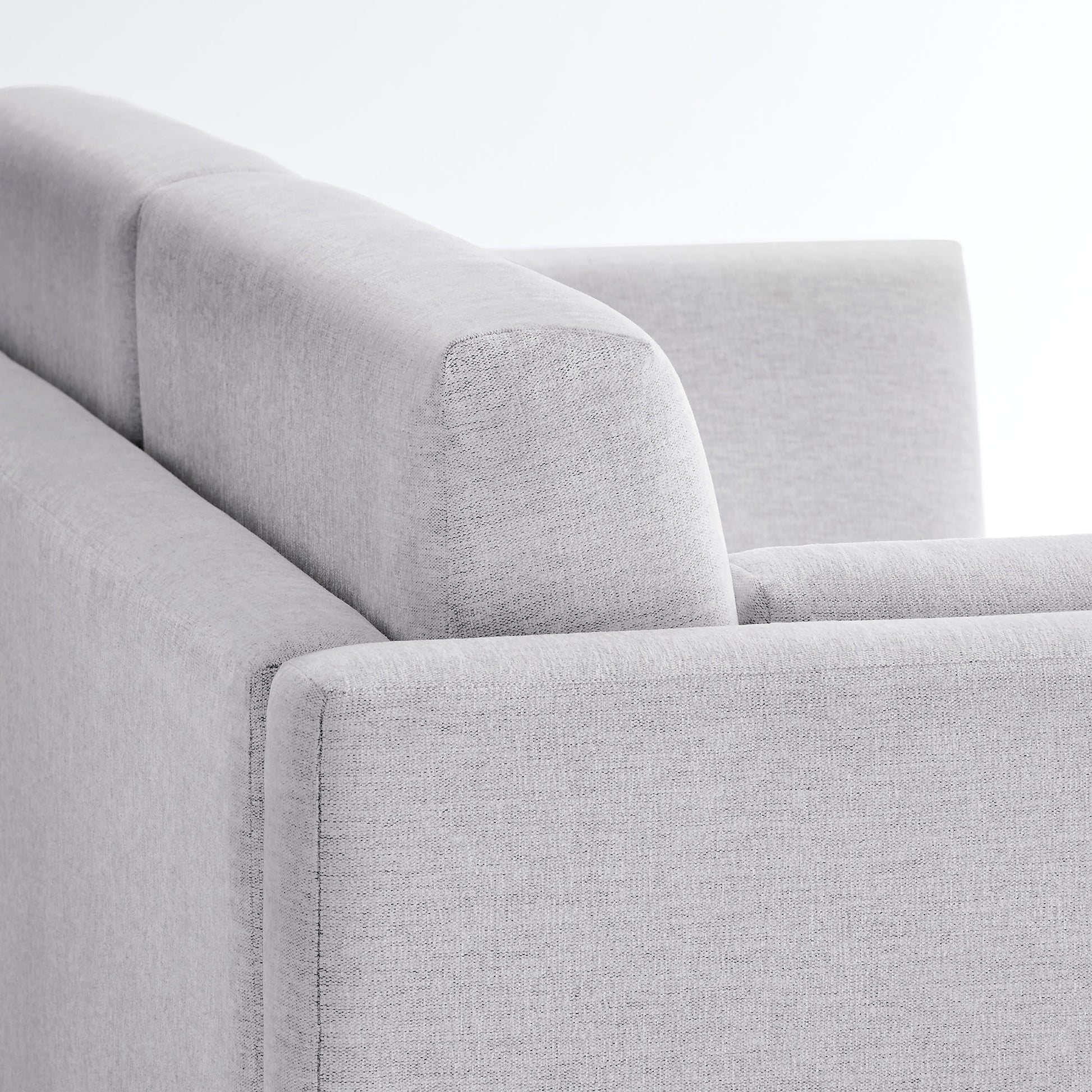 Linden Upholstered Heathered Chenille sofá