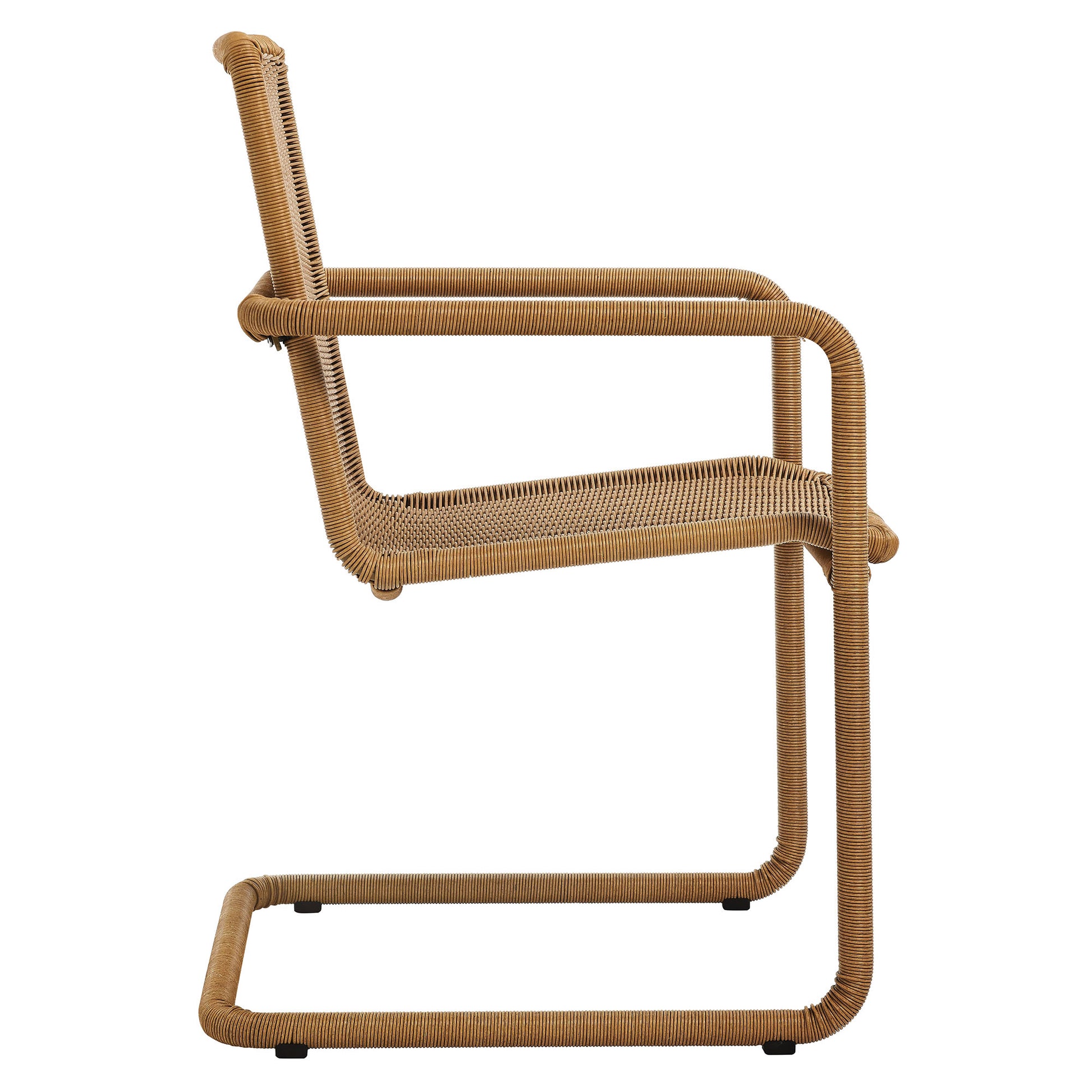 Abacus Outdoor Patio Wicker comedor sillas Set of 2