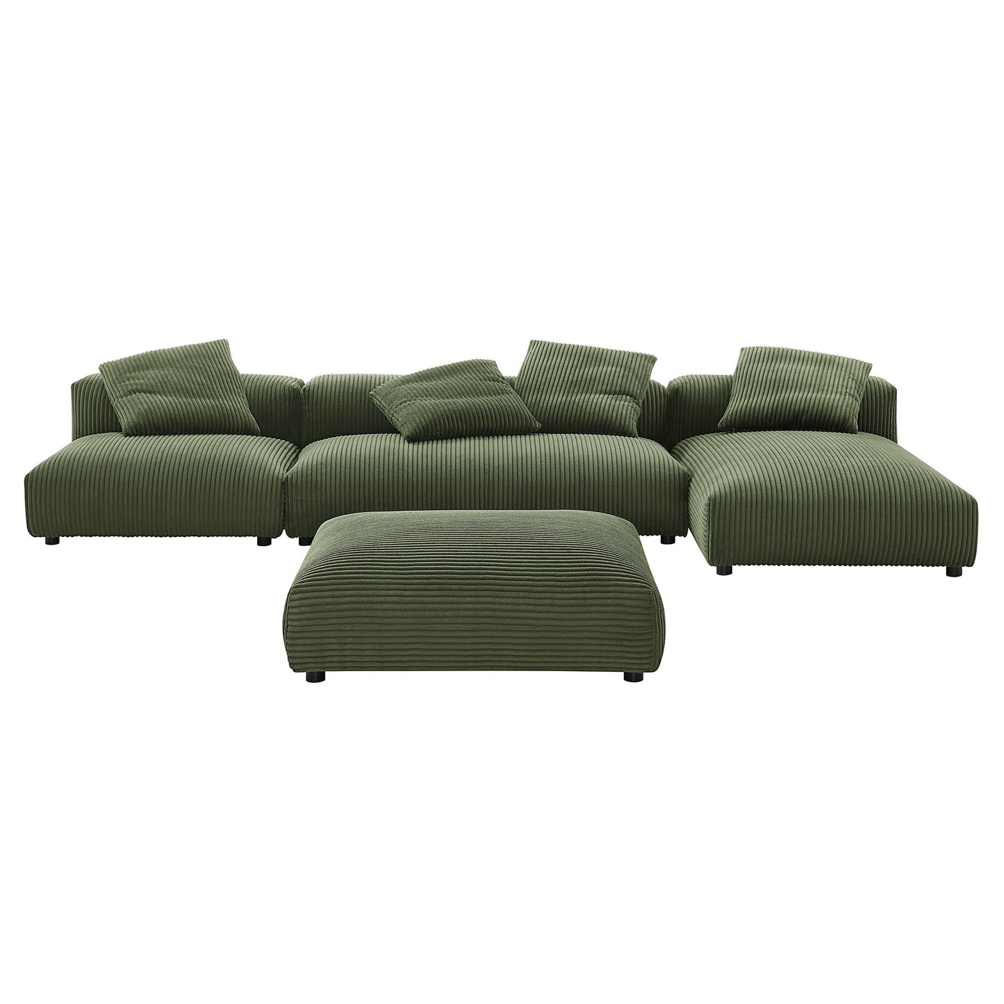 Solace 4-Piece Modular Sofá con Ottoman
