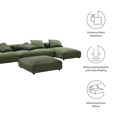 Solace 4-Piece Modular Sofá con Ottoman