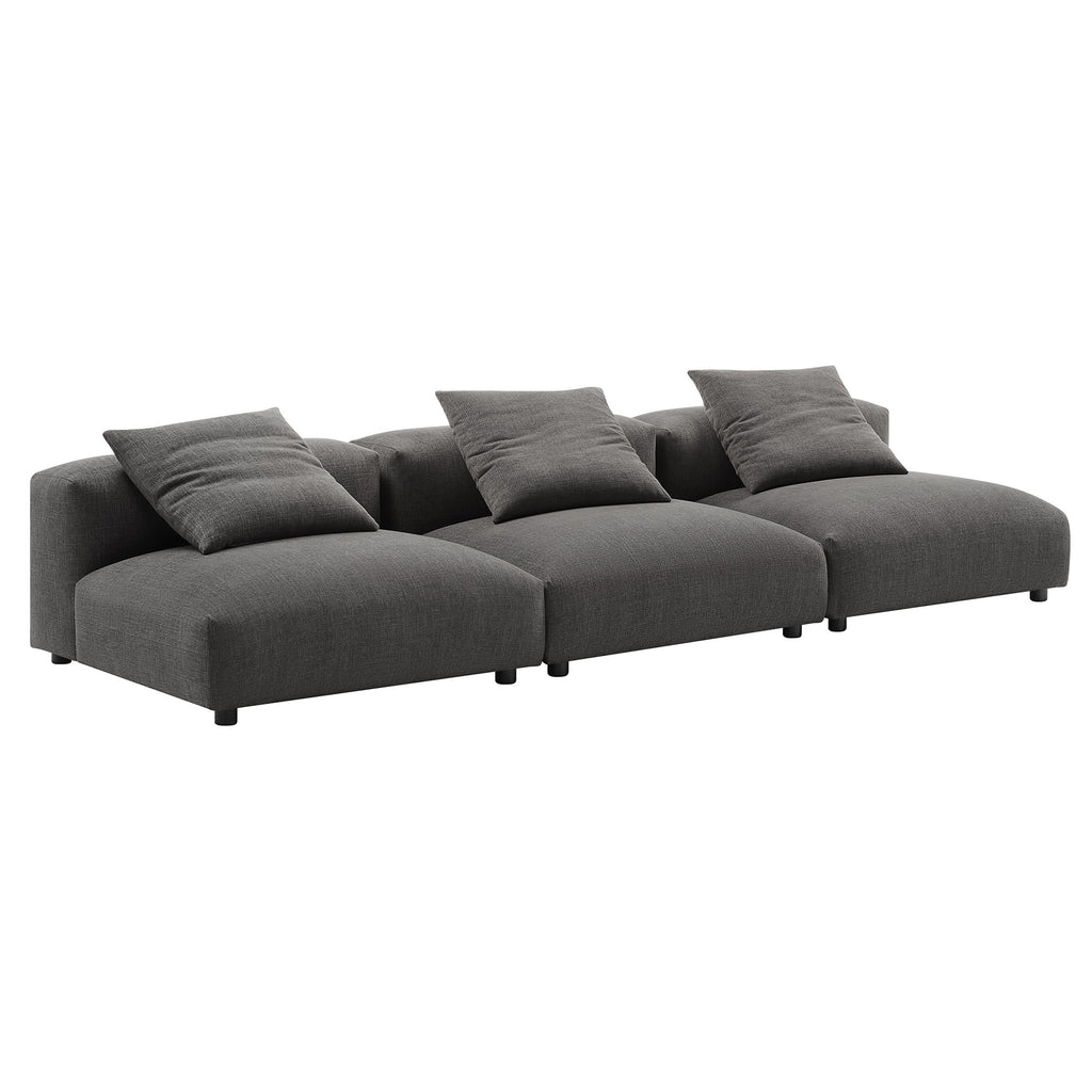 Solace 3-Piece Modular Upholstered Fabric sofá