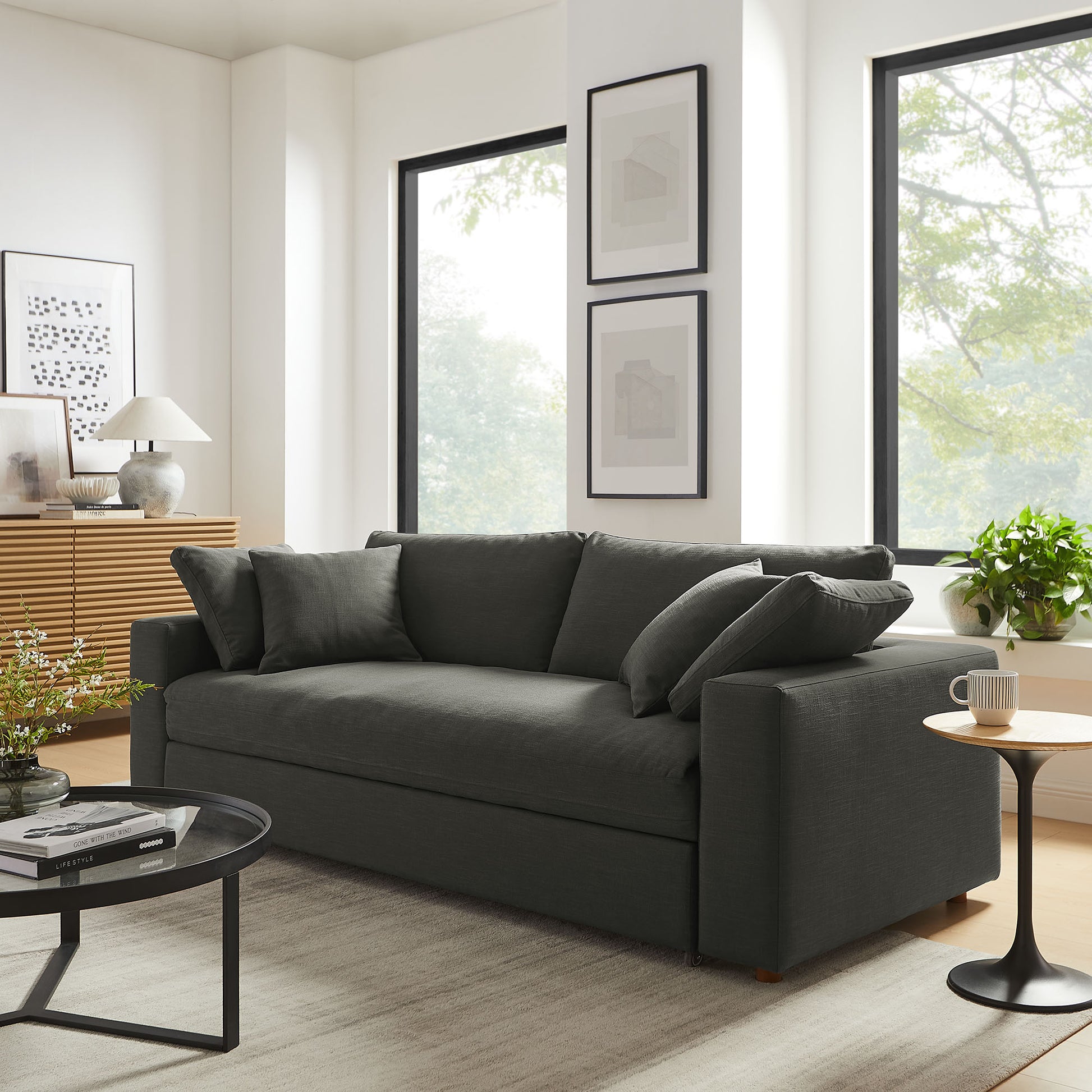 Commix Down Filled Overstuffed Sleeper sofá