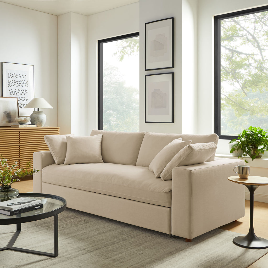 Commix Down Filled Overstuffed Sleeper sofá