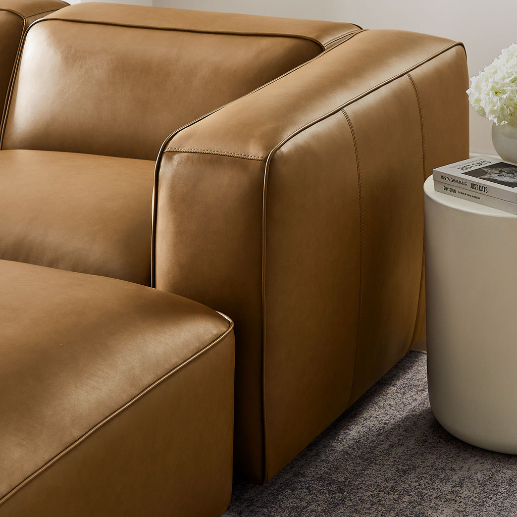 Auren 5-Piece Upholstered Vegan Leather Modular U-Shaped sofá