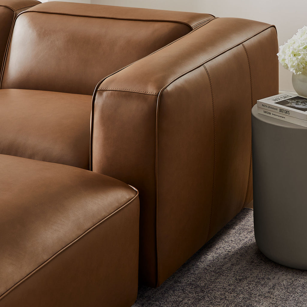 Auren 5-Piece Upholstered Vegan Leather Modular U-Shaped sofá