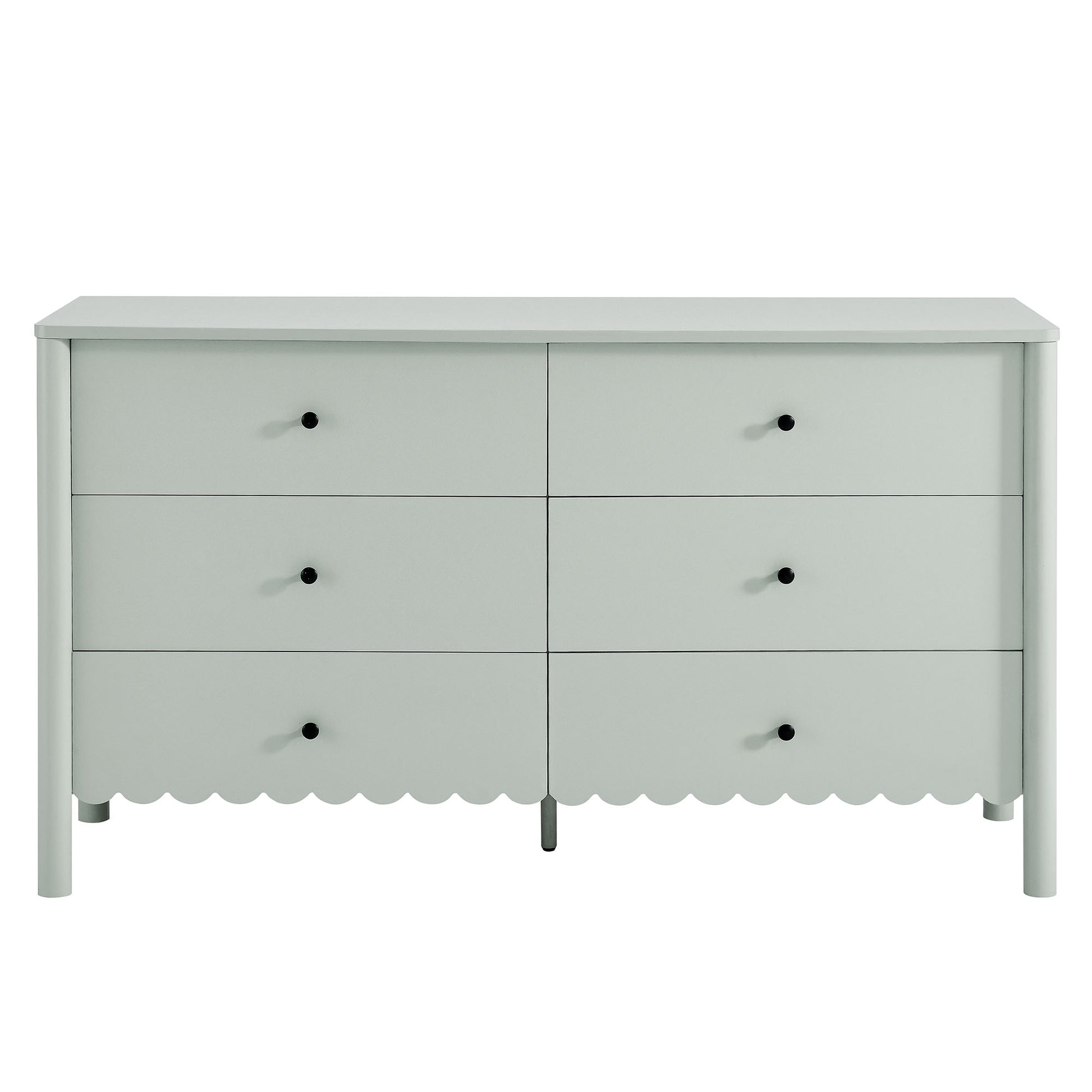 Emmeline Scalloped 6-Drawer Dresser