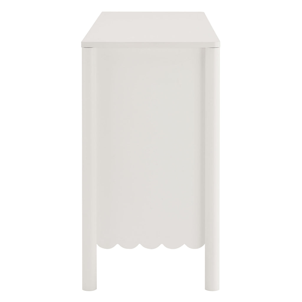 Emmeline Scalloped 6-Drawer Dresser