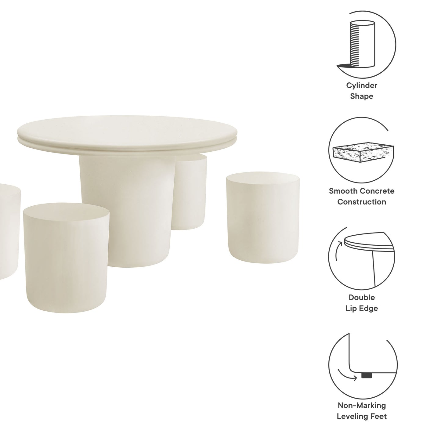 Brion Set Mesa de Comedor (Exterior)
