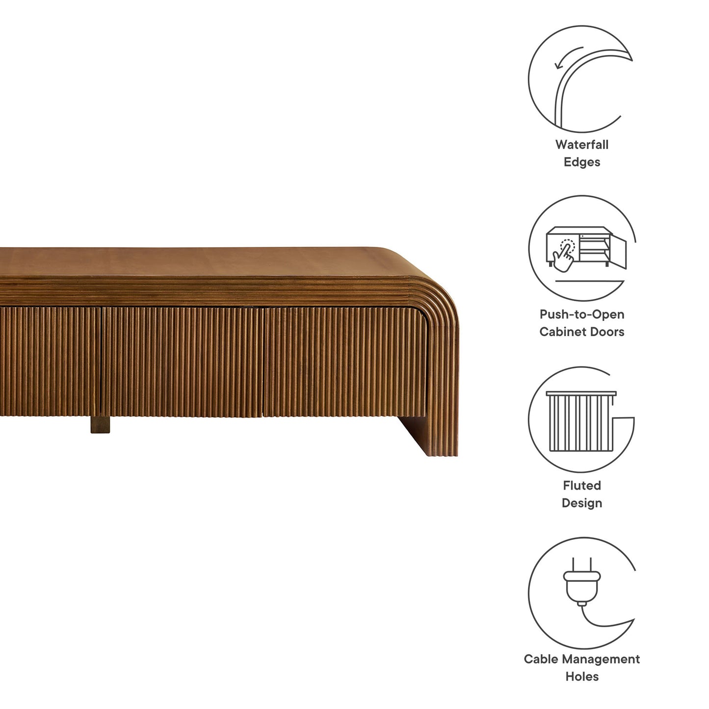 Waterflute TV Stand