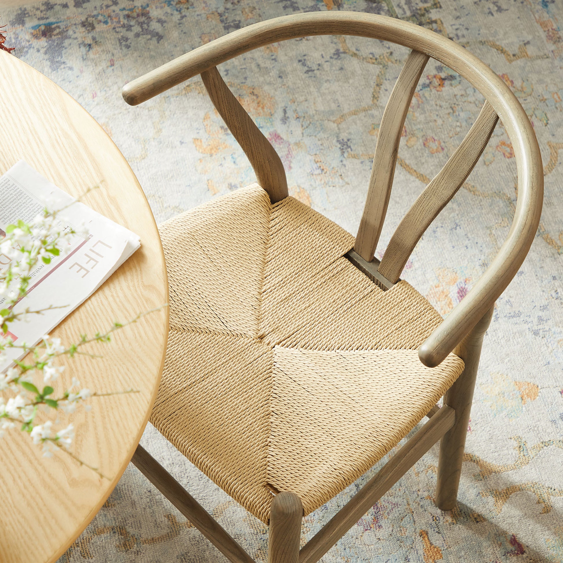 Amish 29" Wood comedor silla