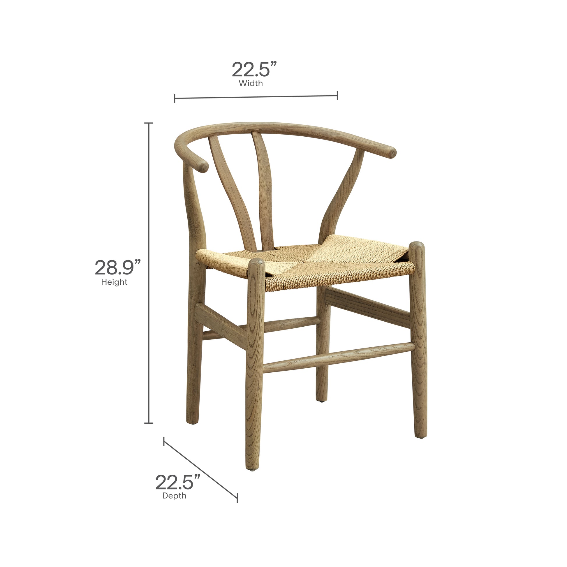 Amish 29" Wood comedor silla