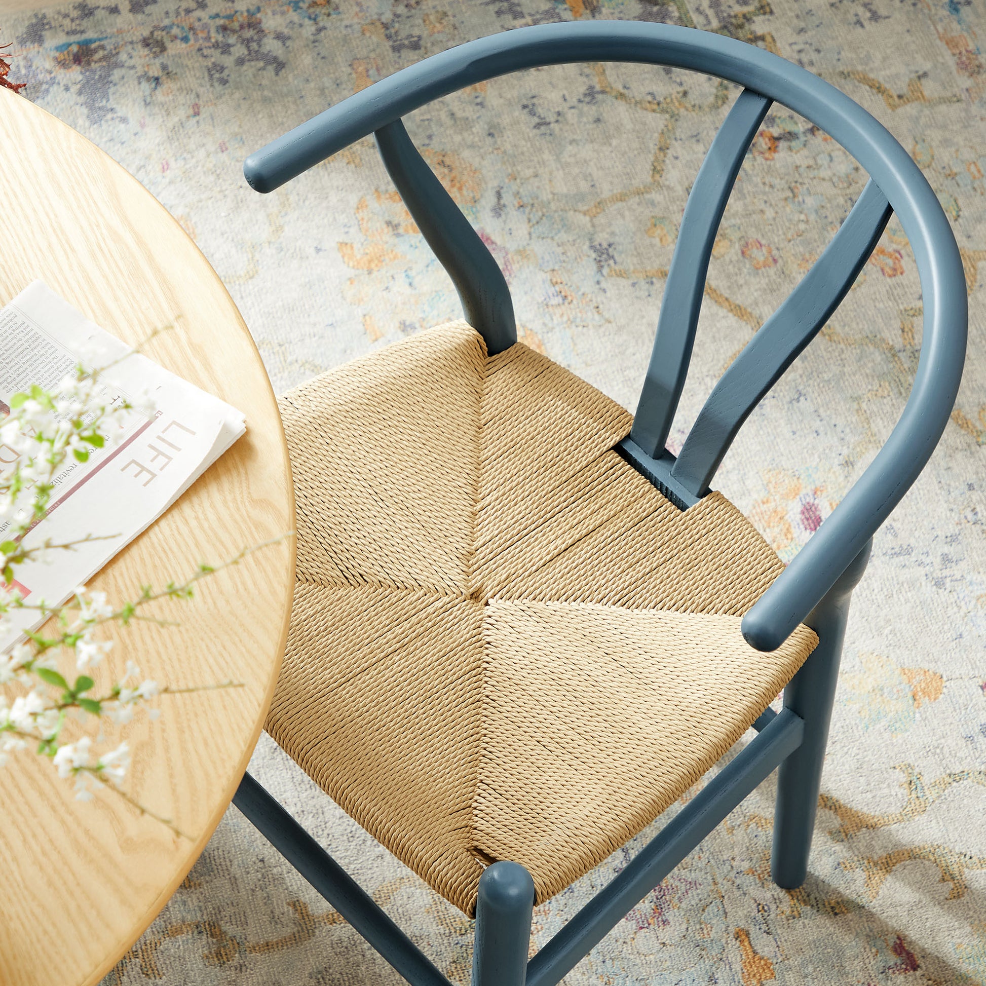 Amish 29" Wood comedor silla