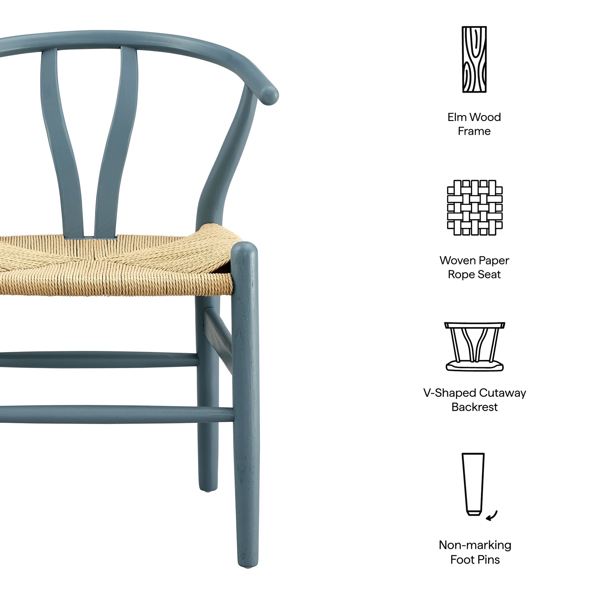 Amish 29" Wood comedor silla