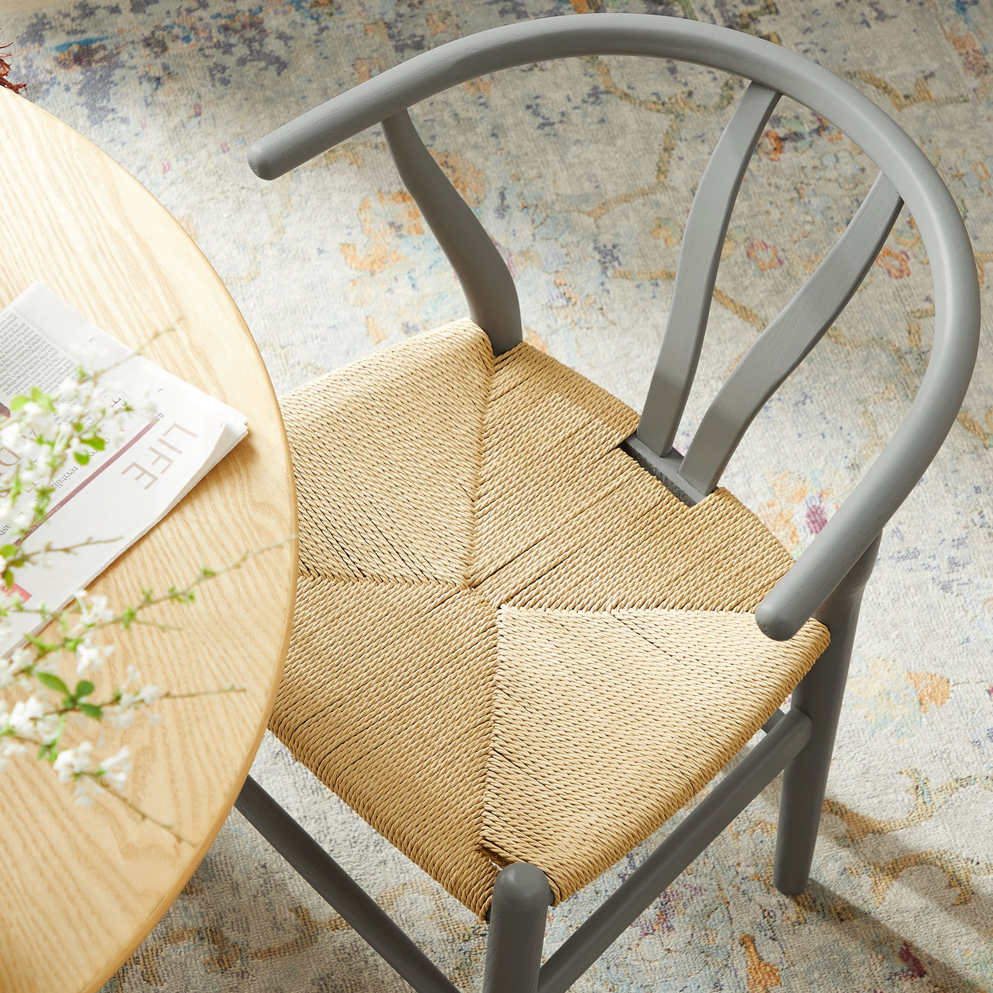 Amish 29" Wood comedor silla