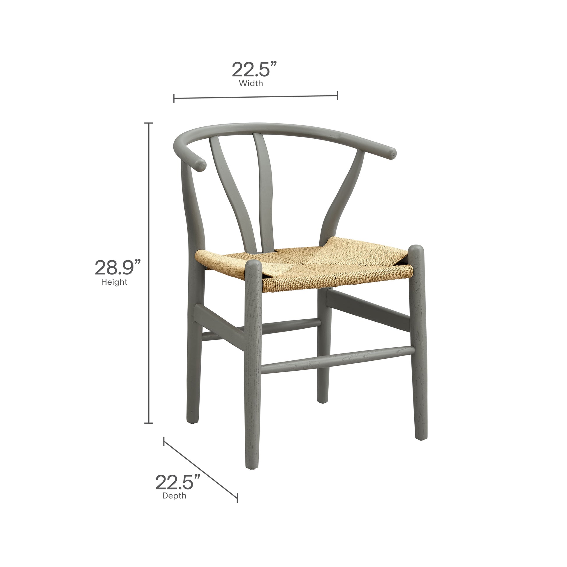 Amish 29" Wood comedor silla