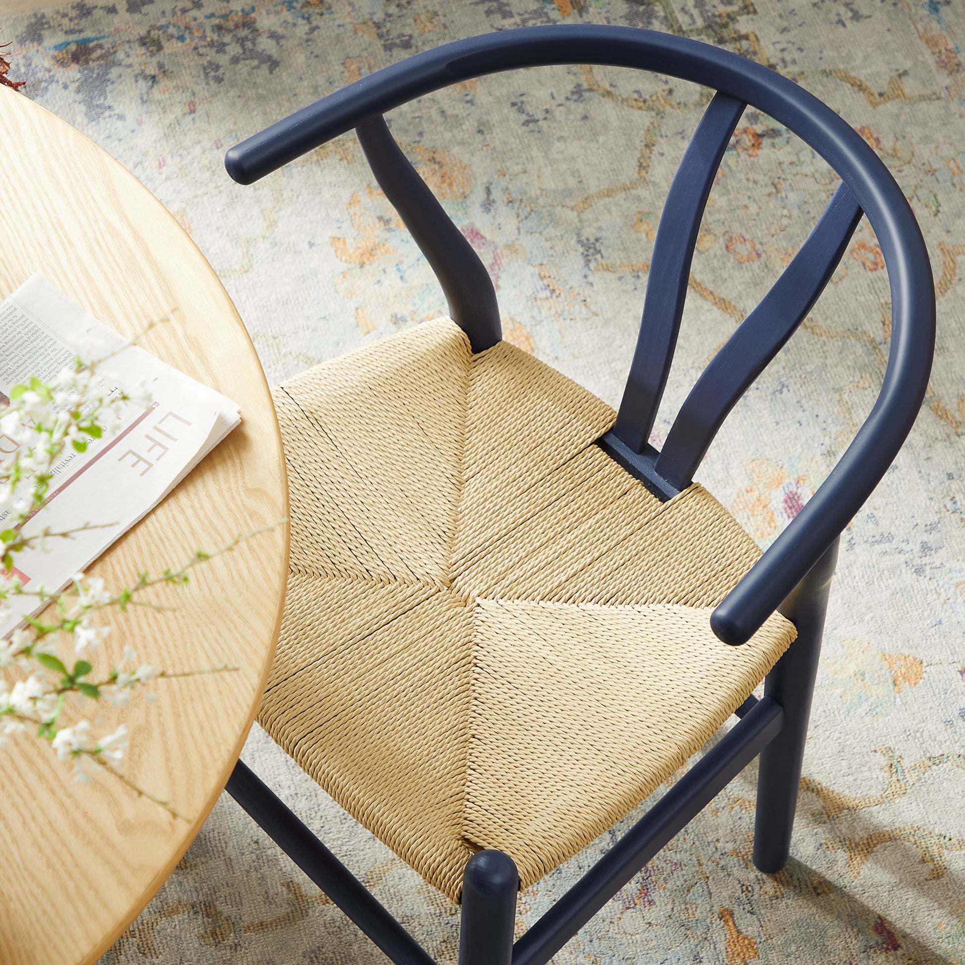 Amish 29" Wood comedor silla