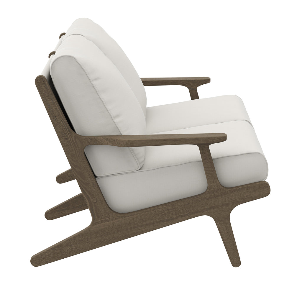 Saratoga Outdoor Patio Teak Wood loveseat