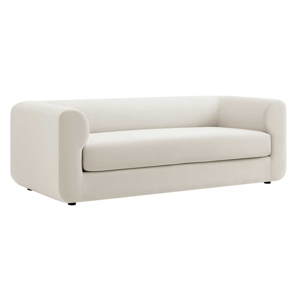Leif 89" Performance Velvet Upholstered sofá