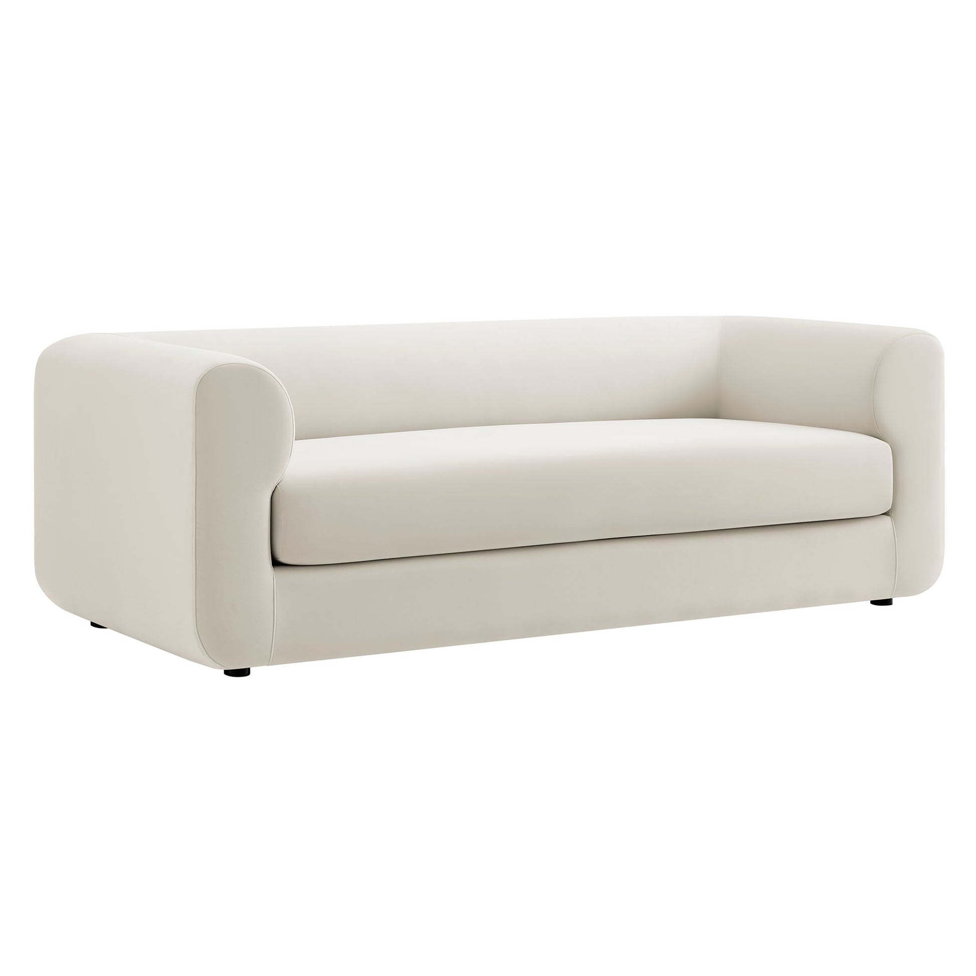 Leif 89" Performance Velvet Upholstered sofá