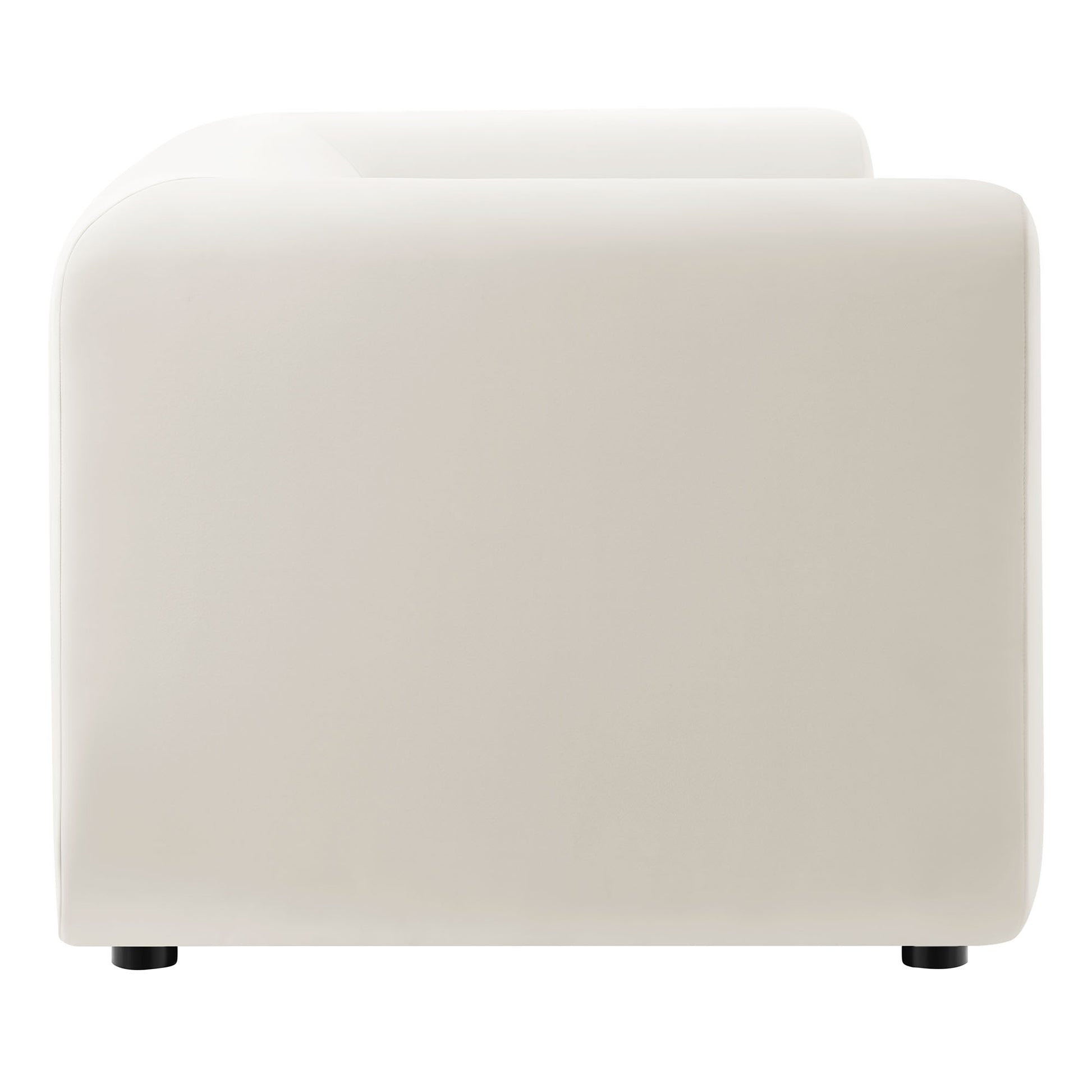 Leif 89" Performance Velvet Upholstered sofá