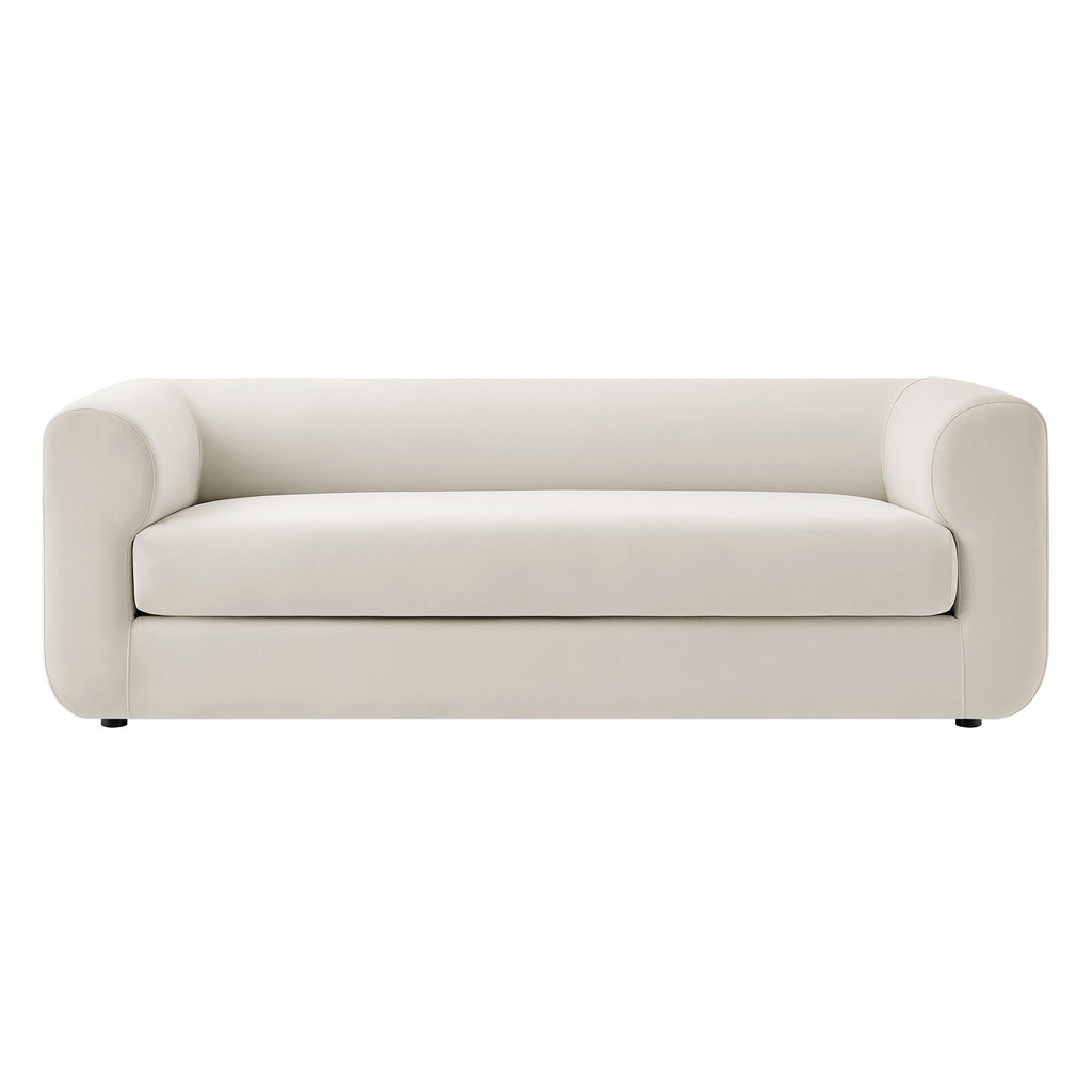 Leif 89" Performance Velvet Upholstered sofá