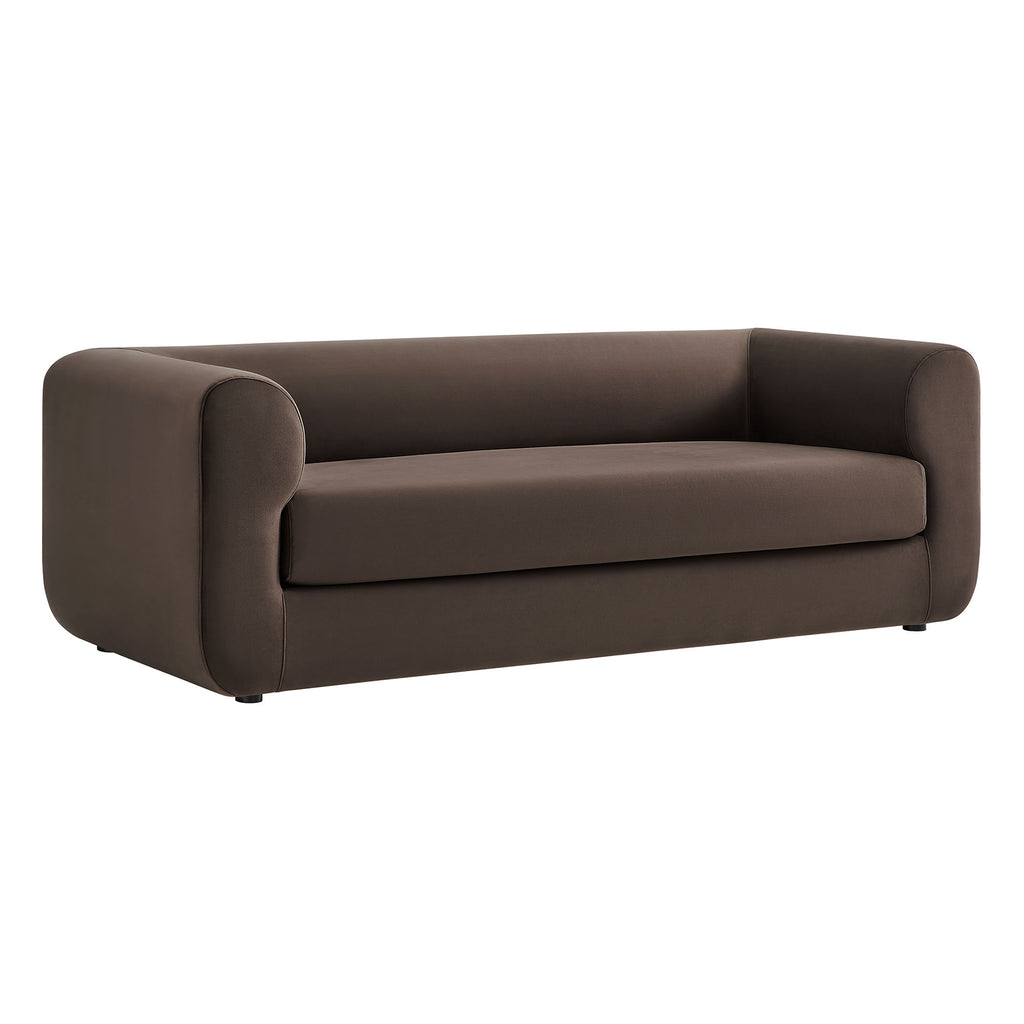 Leif 89" Performance Velvet Upholstered sofá