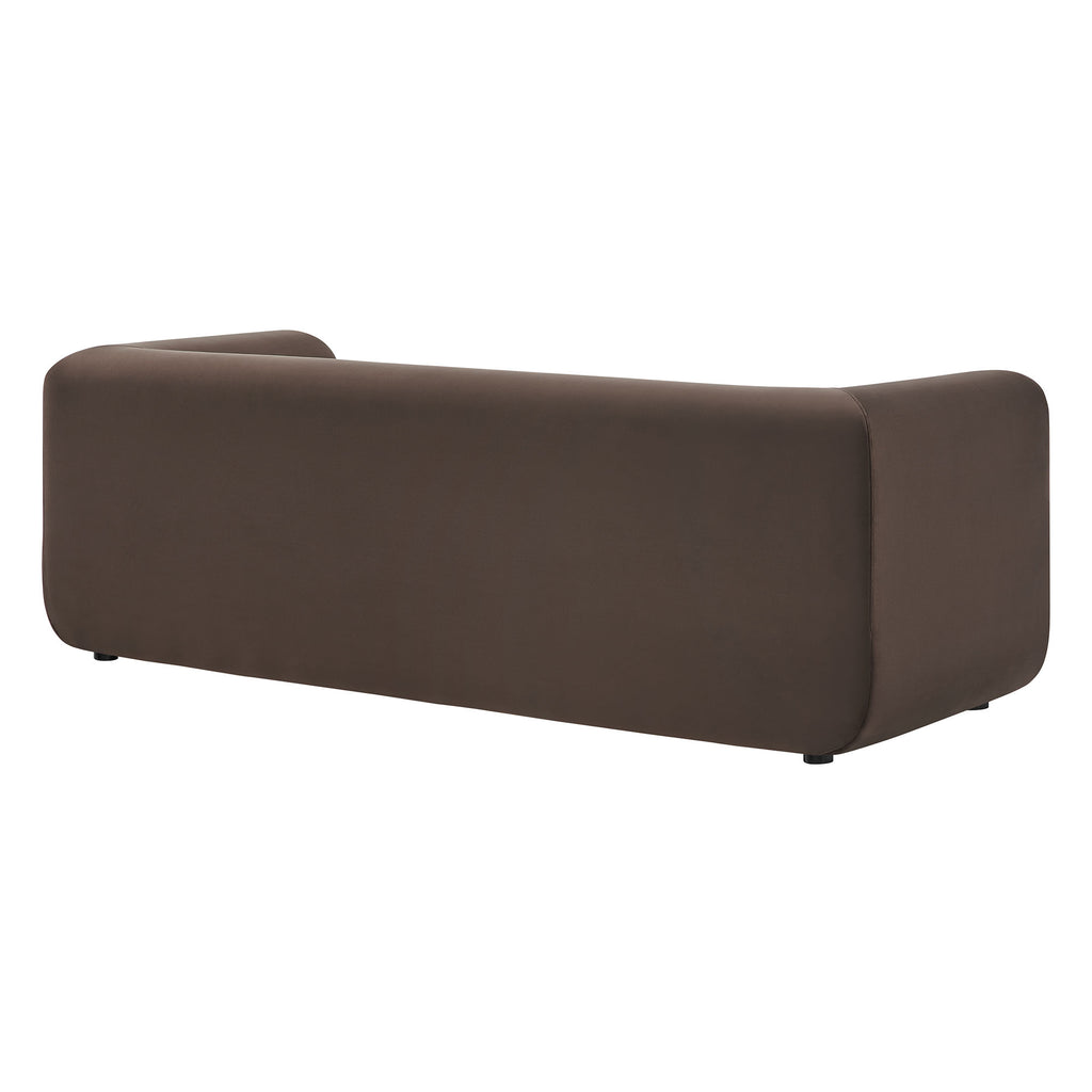 Leif 89" Performance Velvet Upholstered sofá