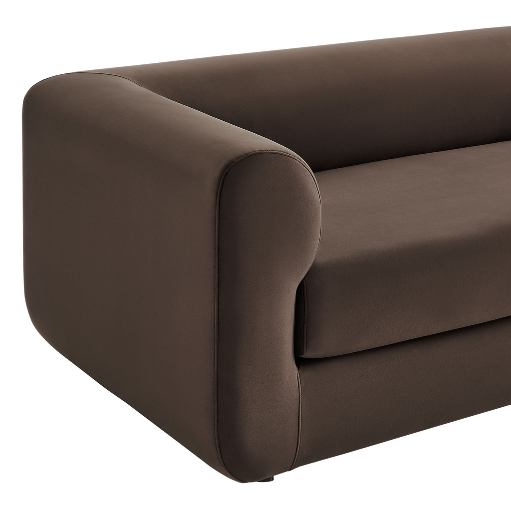 Leif 89" Performance Velvet Upholstered sofá