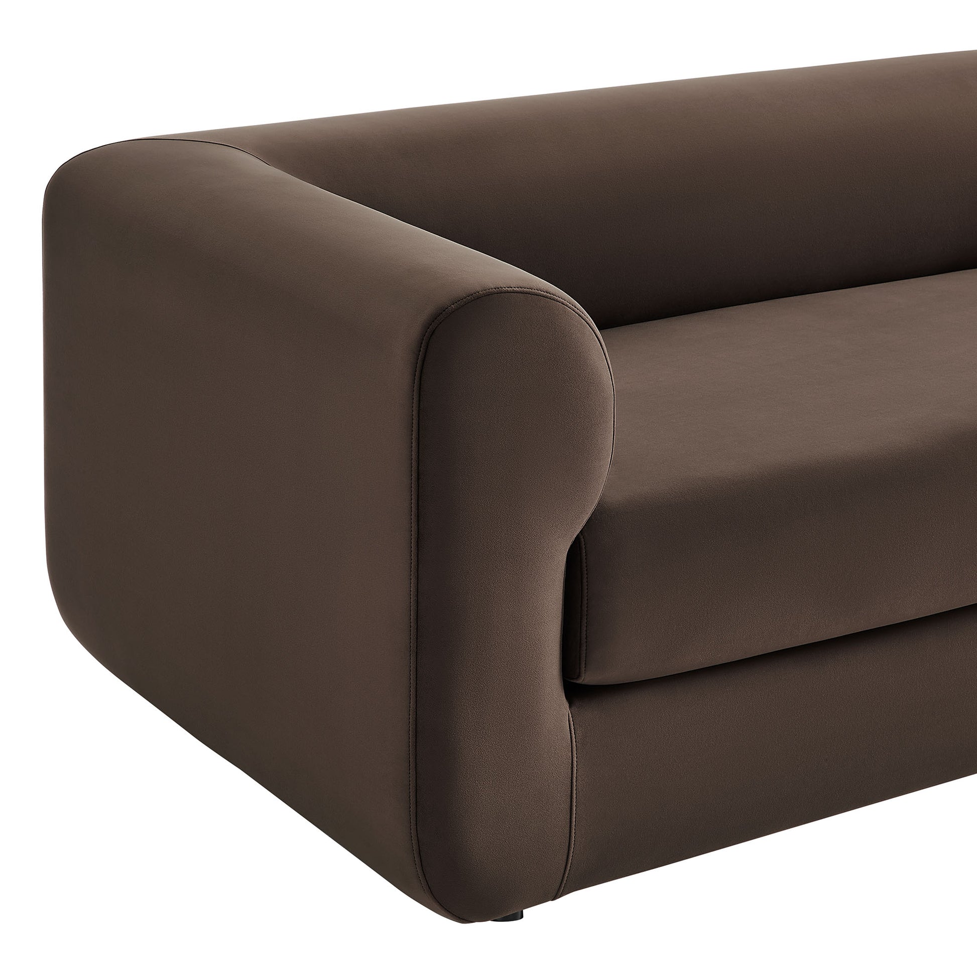 Leif 89" Performance Velvet Upholstered sofá