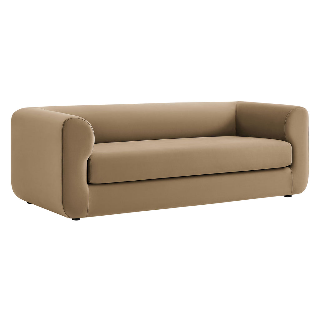 Leif 89" Performance Velvet Upholstered sofá